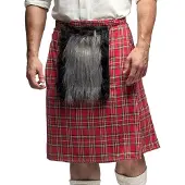Boland - Kilt MacKenzie rood - Volwassenen - - Schotland