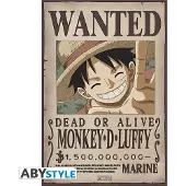 Abystyle One Piece Wanted Luffy New 2 Poster - 35x52cm