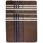 Mars & More Plaid Grote ruit blauw bruin xl 150x200cm