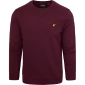 Lyle & Scott Trui geel / bourgogne / zwart