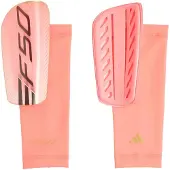 Adidas F50 League Scheenbeschermers Felroze Zilvergrijs Zwart Goud