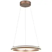 TRIO AMADOR - Hanglamp - Mokka - incl. 1x SMD 34 W - Dimbaar met schakelaar - Plafondbevestiging - In hoogte verstelbaar - DIP - Schakelaar