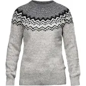 Fjällräven Trui Women Övik Knit Sweater Grey-XS