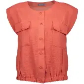 Geisha Blouse With Pockets Burned Orange Size: L | Blouses Outlet | Dames | Blauw