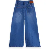 Scotch & Soda Girls The Wave Customised Wide Jeans — Art From The Heart Maat: 16 | Spijkerbroeken Outlet | Unisex | Blauw