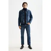 Scotch & Soda Denim Trucker Jacket - Let It Rain 750 Years Celebration Let Maat: XXL | Spijkerjassen Outlet | Heren | Blauw