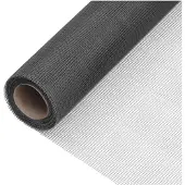 vidaXL Gaas 112x2000 cm glasvezel zwart