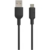 Muvit , 1,2 m Micro USB naar USB 2.0 2.4A oplaad- en synchronisatiekabel, Zwart
