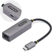 StarTech.com USB-C naar Ethernet Adapter, NIC, 100W PD Pass-Through, USB 3.0 Type-C 1Gbps Multi Speed Netwerk Adapter, Gigabit Ethernet, Thunderbolt Compatibel, Windows & Mac