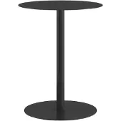En.casa Bijzettafel Nastätten rond 50x40 cm zwart []