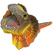 Eugy 3D Puzzel - Hagedis - Wilde Dieren - Duurzaam - Verzamel Ze Allemaal - 6 Jaar