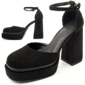 Montevita Hakken Salon Schoen N8 Zwart