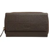 Mano Don Tommas Portemonnee Leer 17,5 cm braun