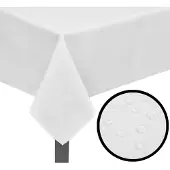 vidaXL Tafelkleden wit 5 stuks 130 x 130 cm