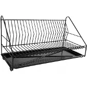 Metpol Zwarte Afdruiprek voor Borden - 1 Laags, 49cm