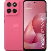 Motorola Moto G57 Power 5G smartphone, 12/256 GB, kleur: Roze (Pink Lemonade)