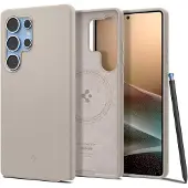 Spigen Silicone Fit MagSafe Galaxy S25 Ultra Hoesje Titanium