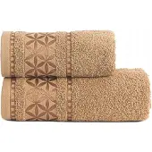 Markizeta Karmel Bruine Katoenen Frotte Handdoek 50x90cm Zacht & Absorberend