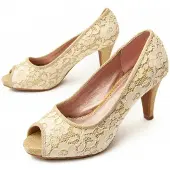 Montevita Heel Shoe Unne9 in Goud