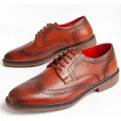 Purapiel Oxford schoen Cabale Bruin