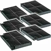 Zanussi 3x Koolstoffilter MCFE05 / 9029800498 / EFF70