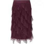 ONLY Carlafalda Midi-rok Dames Paars S-42/44