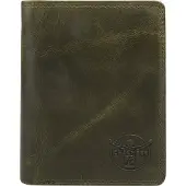 Chiemsee Leer portemonnee Dalian Wallet With Flap Green groen