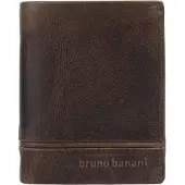 Bruno Banani Leer portemonnee Frankfurt Small Wallet Brown bruine