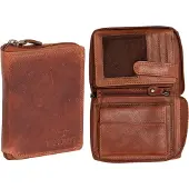 Mustang Leer portemonnee Udine Wallet Cognac bruine