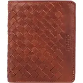 Mano Don Luca Portemonnee Leer 10 cm cognac