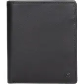 Esquire Portemonnee Slim Wallet High Black Zwart