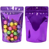 Packlinq Stazakken Purple 14,9x8,9x23,2cm Met Ophanggat (100 Stuks) | Doypacks | Stand up pouches