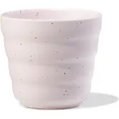 HEMA Koffiekopje 200ml Trend Aardewerk Roze Spikkels (roze)