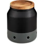 Cole and mason Knoflookhouder Cole & Mason Elmdon Ceramic Black/Grey