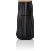 AdHoc Scape Peper- of Zoutmolen – Zwart – Handmatig – Keramisch Maalwerk – Verstelbare Molen – Modern Design – 12,3 cm