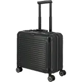 Travelite Next 4-wielige zakelijke trolley van Aluminium, 43 cm zwart