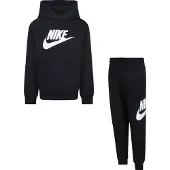 Nike Kids Joggingpak 'CLUB FLEECE' zwart / wit