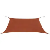 vidaXL Zonnescherm rechthoekig 2x4 m oxford stof terracottakleur