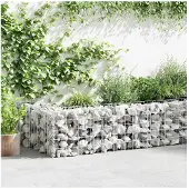 vidaXL Gabion mand 300x30x50 cm gegalvaniseerd staal