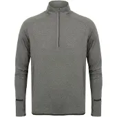 Tombo Langarmshirt 1/4 zip