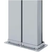 vidaXL Windscherm uittrekbaar 220x1000 cm crèmekleurig