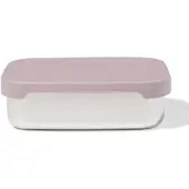 HEMA Lunchbox 14.3x18.9x5.8cm rvs donkerroze (donkerroze)
