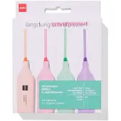 HEMA Accentueerstiften pastelkleuren - 4 stuks