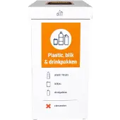 KarTent Kartonnen eco bin 240l kliko - GFT - 240 L prullenbak | Andere bedrukking mogelijk -