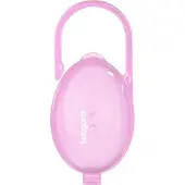 Babyono Baby Ono Roze Fopspeen Doos Met Handgreep 528/04
