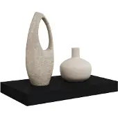 vidaXL Wandschap zwevend 40x23,5x3,8 cm MDF zwart