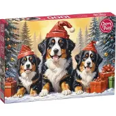 Cherry Pazzi Holiday Puppies Puzzel 1000 Stukjes