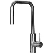 Pure.Sink Luxion massief RVS keukenkraan square met uittrekbare uitloop PLXSQUA-02