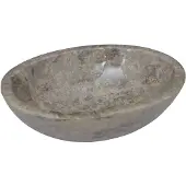 vidaXL Gootsteen 53x40x15 cm marmer grijs
