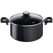 Tefal G2554672, 5,2 liter, Rond, Zwart, Aluminium, Titanium coating, Zwart